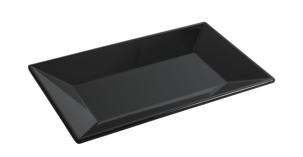 BANDEJA RECT MING NEGRO 30.5x19x3cm