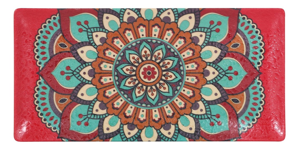 #-24- BANDEJA RECT. KORIO RAJPUT 30x15x2cm
