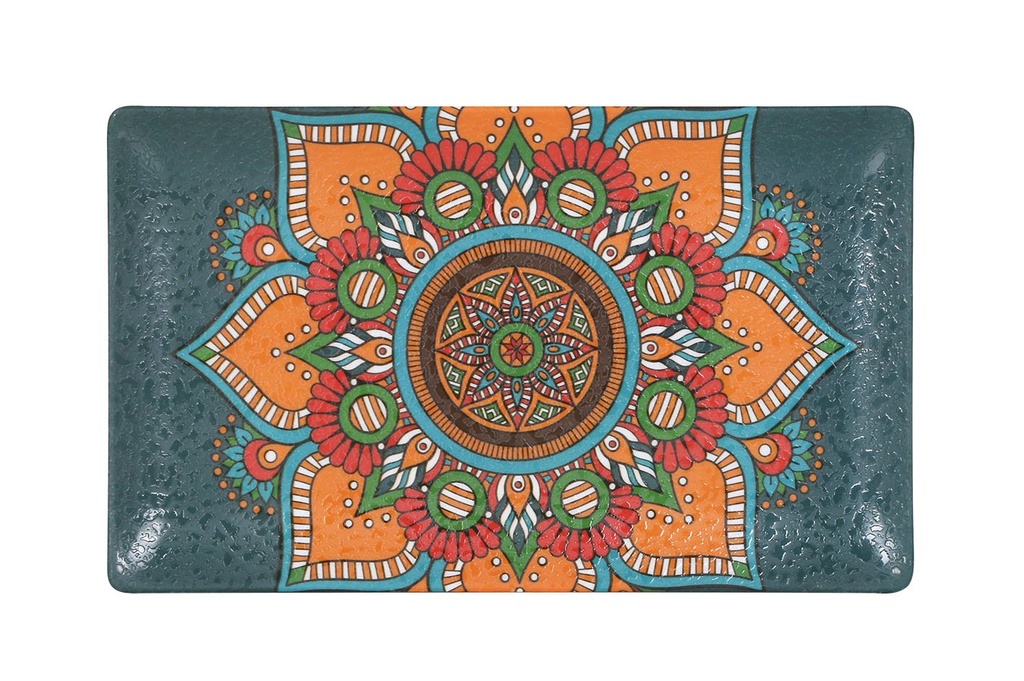 #-24- BANDEJA RECT. KORIO RAJPUT 25x15x2