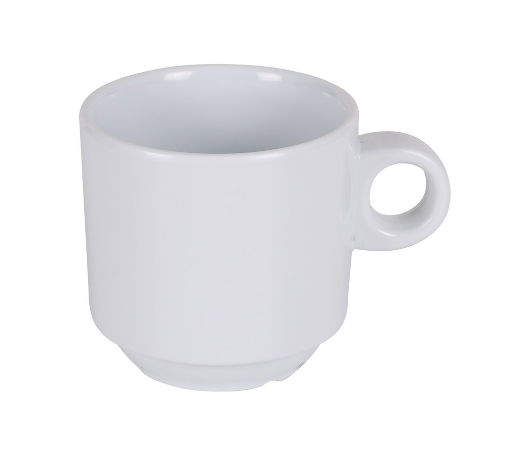 [B885370R6] WHITE IRIS CAPUCCINO CUP ø7.5x7.5cm