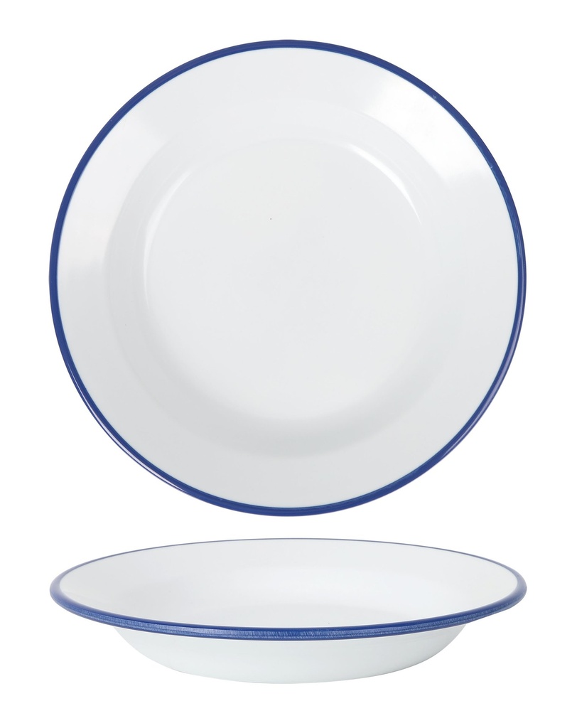 PLATO HONDO SOTAVENTO FILO AZUL 22x3.5cm