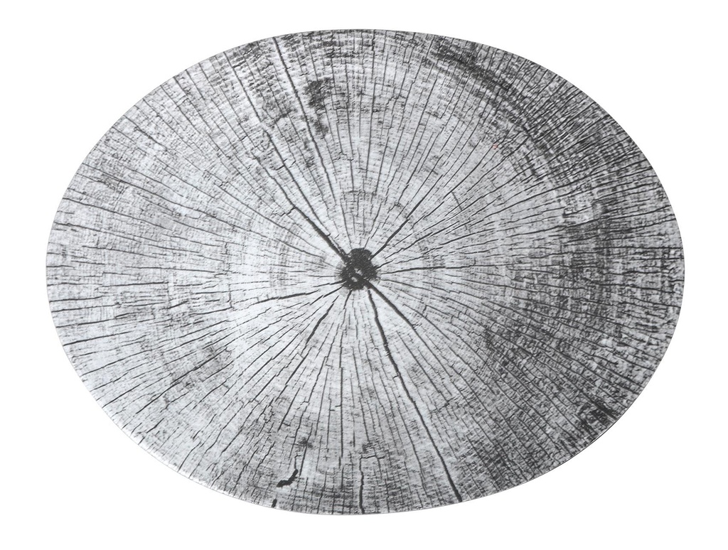 [B100V008B5] # -12- BANDEJA OVAL STREGA FOREST 31X24X2,5CM