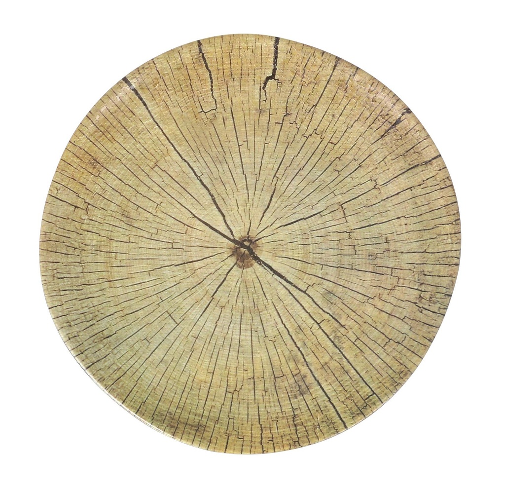 [B100V006B6] PLATO POSTRE STREGA TREE 22X1.5