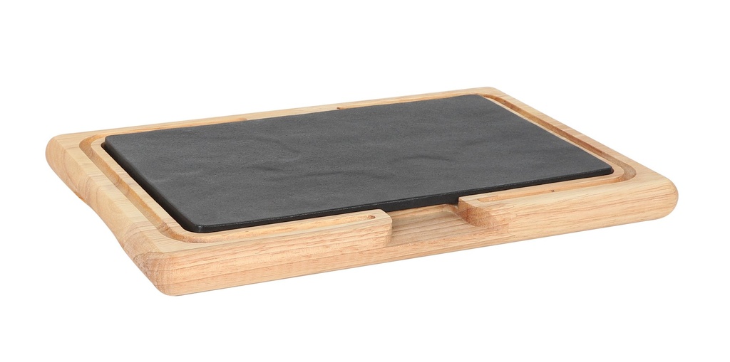 #-3- RECT. TRAY W/RUBBER SUPPORT 29.7x20
