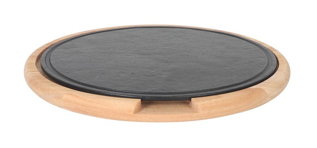 #-3- ROUND TRAY W/RUBBER SUPPORT ø28.5x2