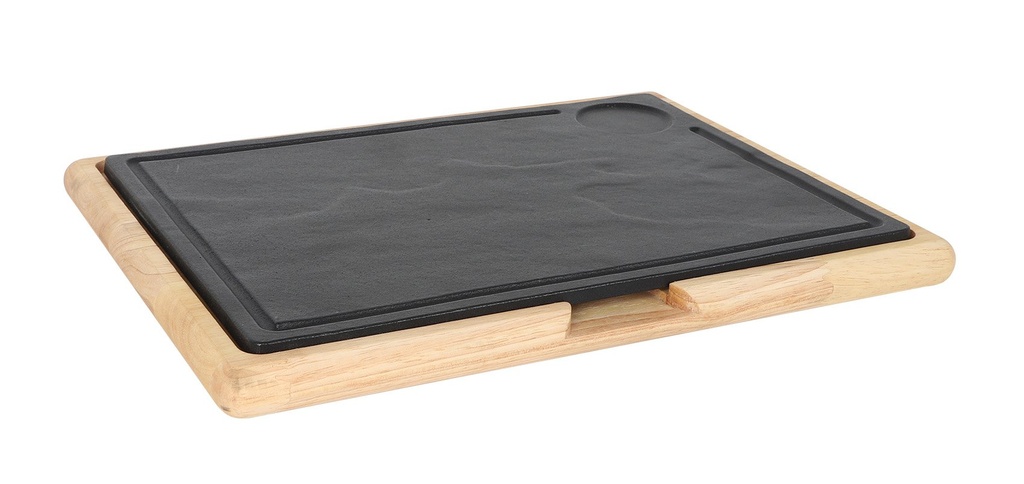 #-3- RECT. TRAY W/RUBBER SUPPORT 33x25x1