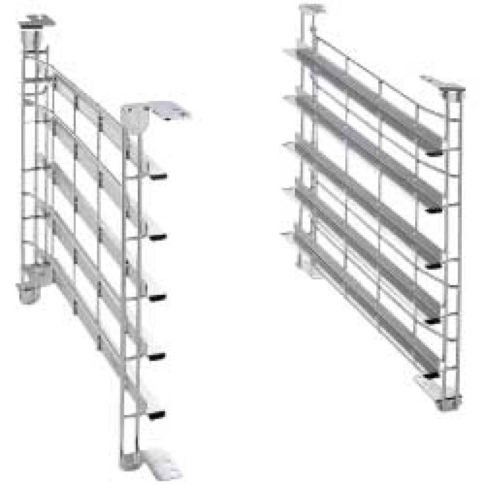 Estructura (Dx &Izq) bandejas 600x400, para hornos 6x GN 1/1