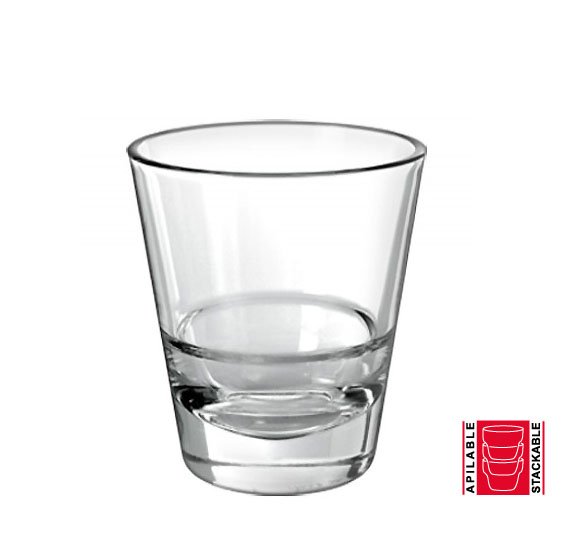 STACKABLE DOF GLASS 350CC "CONIC"
