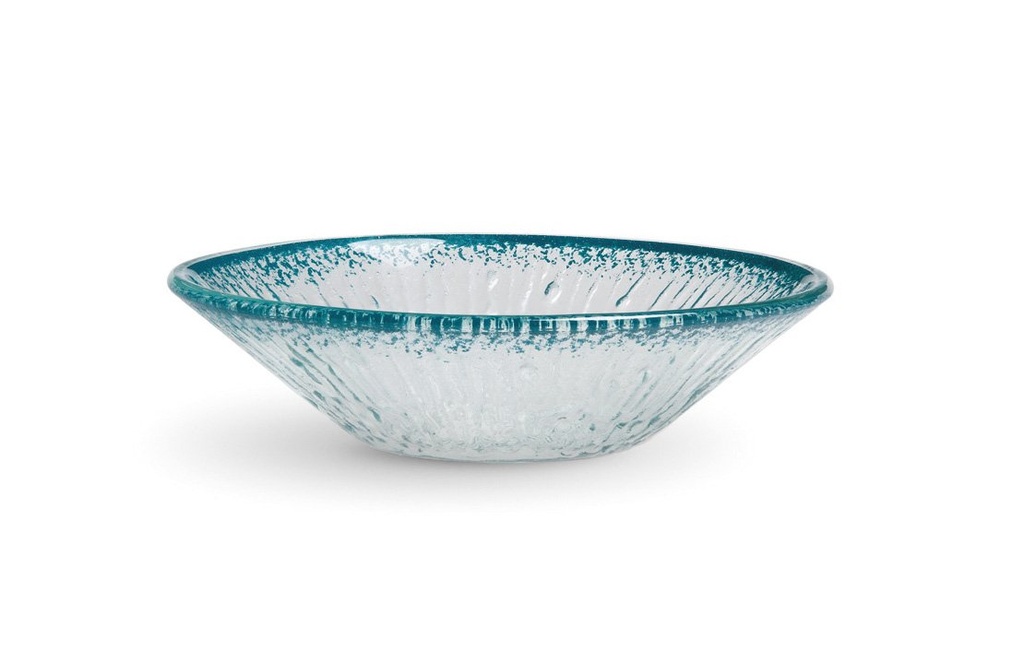 [P605111] BOWL GUAJIRO TURQUOISE ø18x4.5cm (4mm)