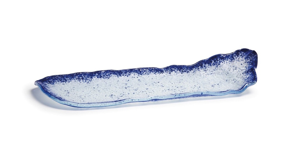 [P605018B] BANDEJA ETNIC COBALTO 32X16cm (5mm)