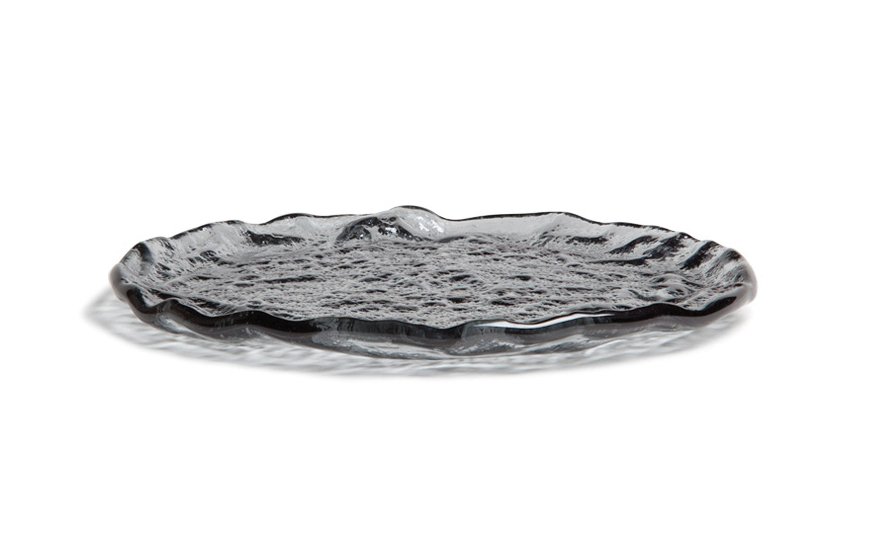 BLACK BREAD PLATE ø15x1cm (5mm)