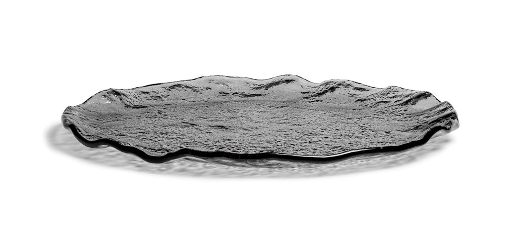 BLACK DISH ø28x2cm (5mm)