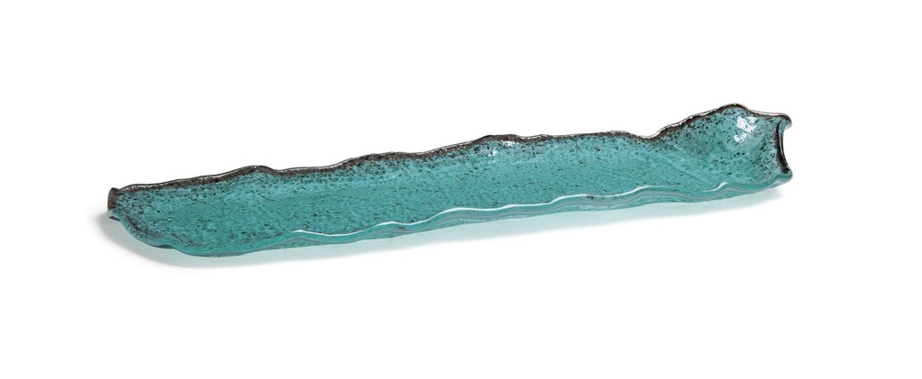 TURQUOISE TRAY  "ETNIC" 40X16cm (5mm)