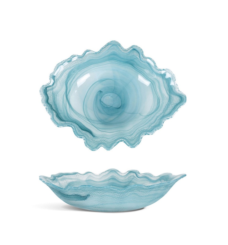 OVAL TRAY SANTORINI 30x23x7cm