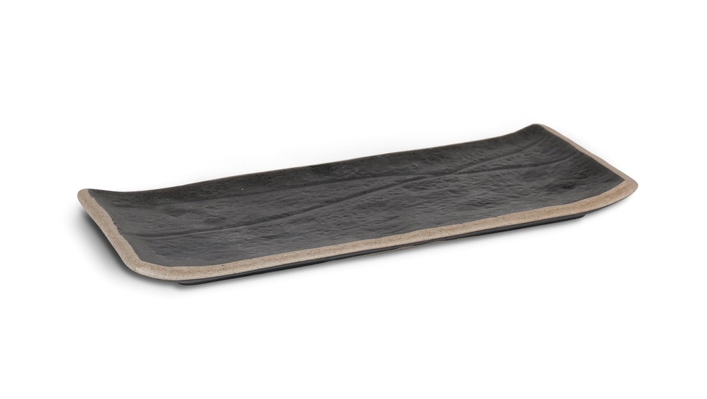 #-24- REC. TRAY STONEWARE 29x11.5x2.5cm