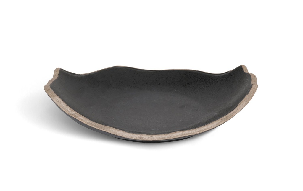 [P965005] #-16- PLATO OVAL STONEWARE 24x19x5cm