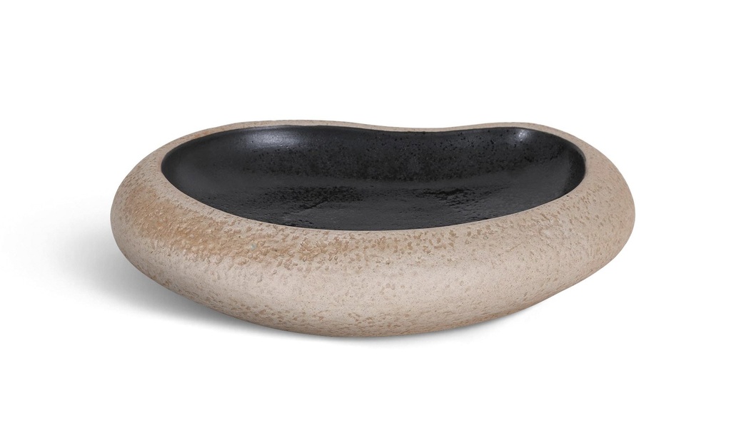 [P965001] #-12- PLATO  STONEWARE 27x21x6.5cm