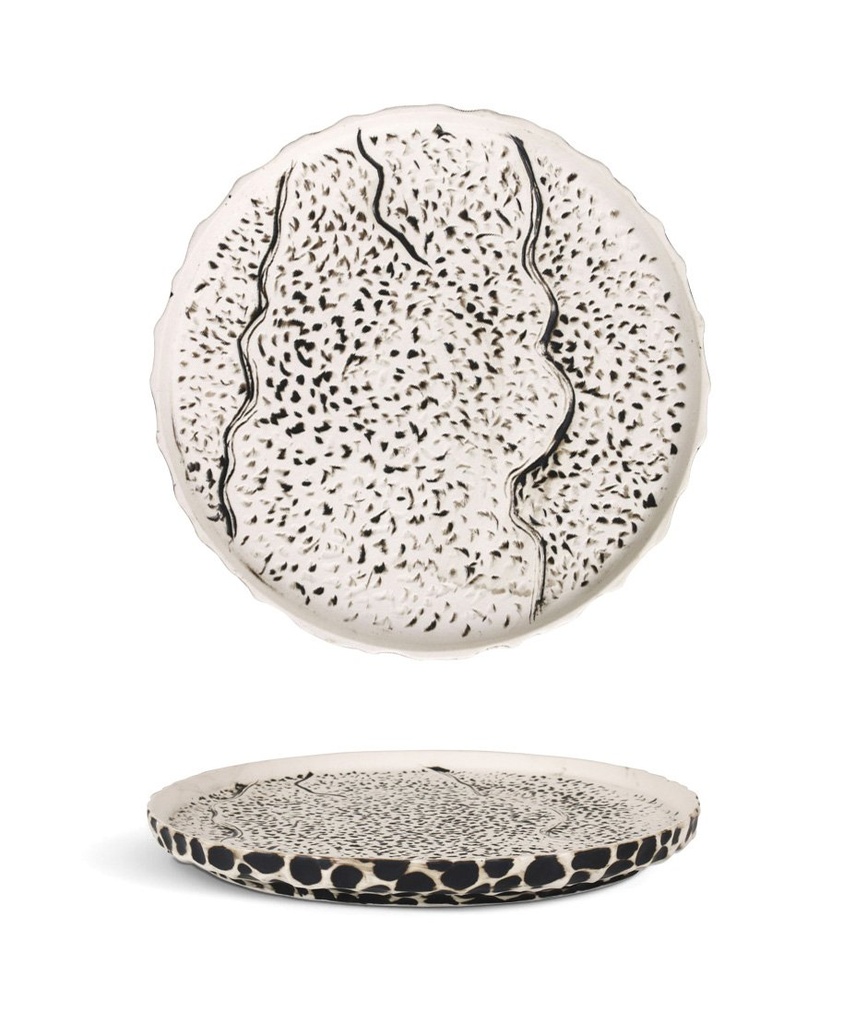 [P997043] #-24-  PLATO POSTRE TEIDE ø20x2.5cm
