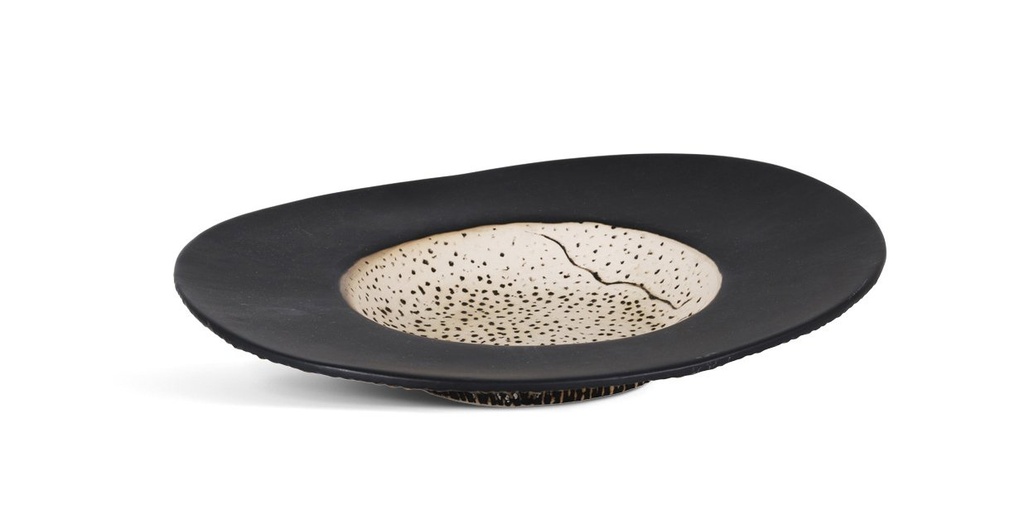 [P997026] #-6-  PLATO OVAL TEIDE 30.5x26x4.5cm
