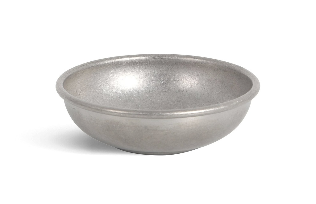 #-288- BOWL OLD SILVER INOX VINTAGE ø7.5