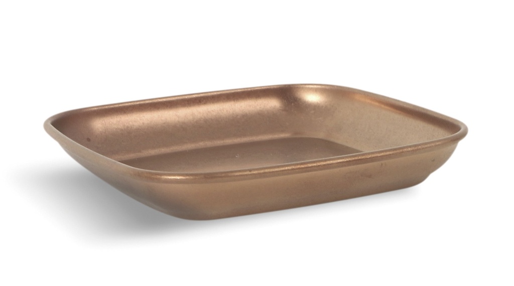 #-288- BOWL OLD COPPER INOX VINTAGE 9x9x