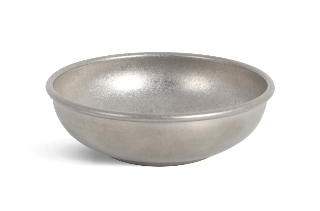 #-192- BOWL OLD SILVER INOX VINTAGE ø9.5