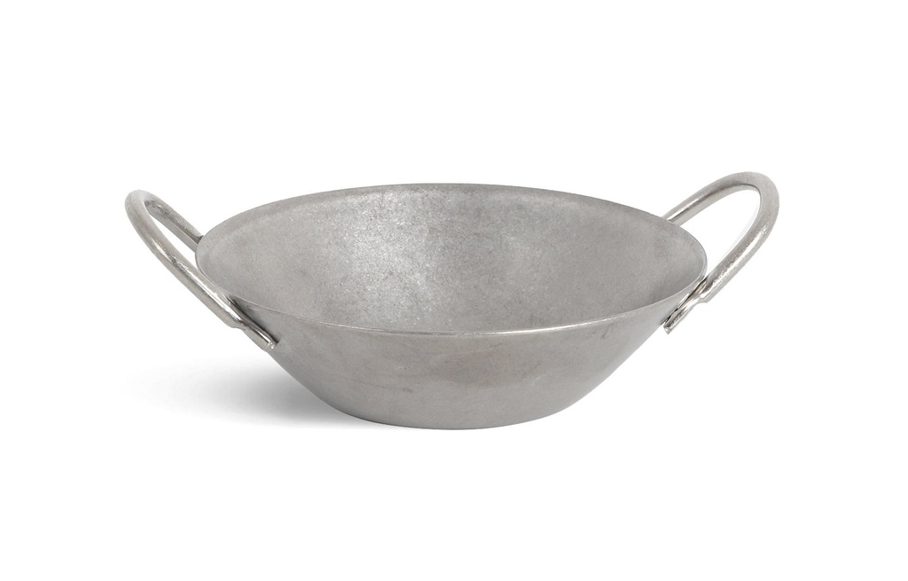 #-288- CASSEROLE OLD SILVER INOX VINTAGE