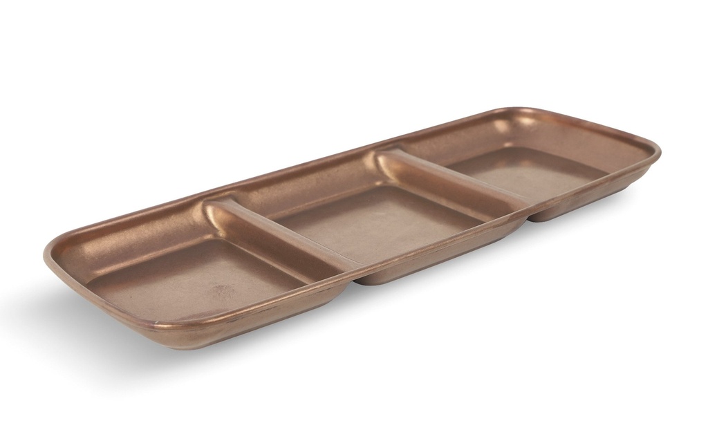 #-144- TRAY OLD COPPER INOX VINTAGE 30x1