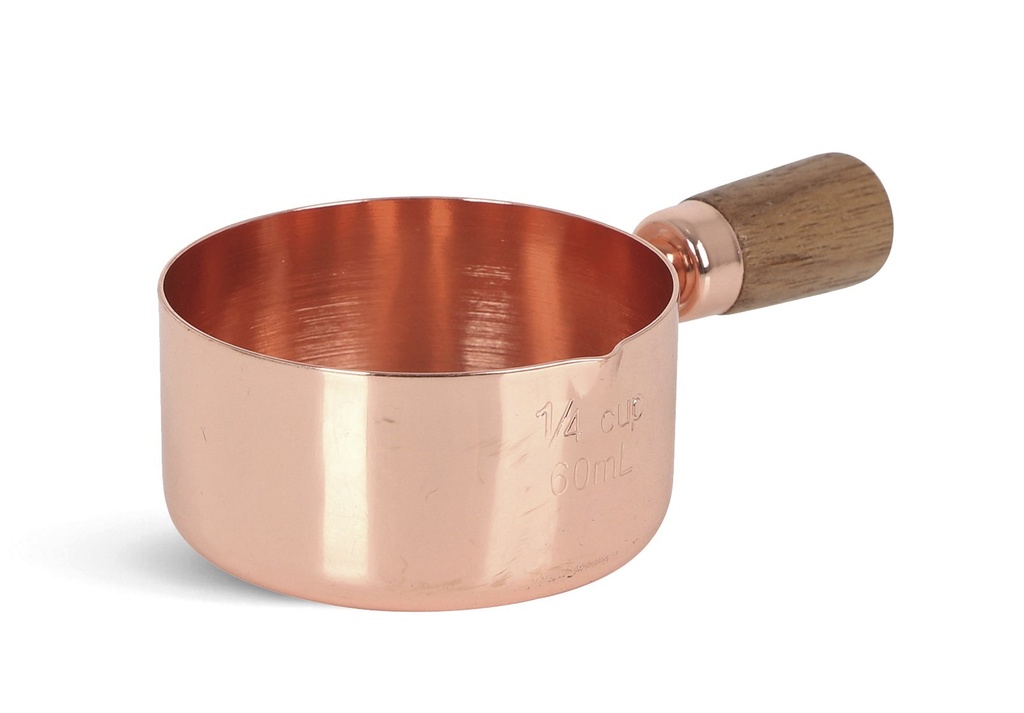 #-144- COPPER SAUCEBOAT INOX VINTAGE 5.5