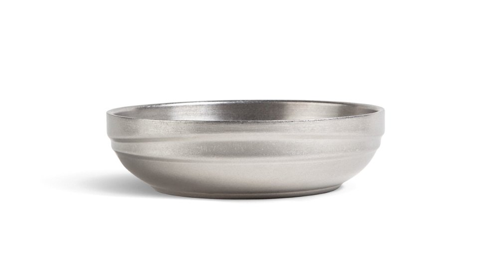 #-48-BOWL PLATA VIEJA INOX VINTAGEø15x4.3cm35cl