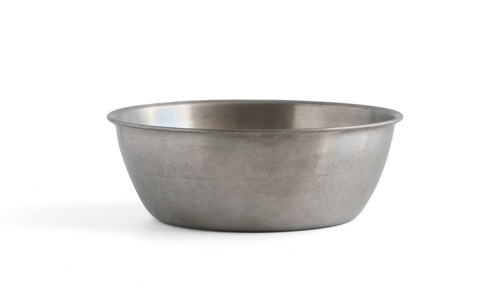 #-72- BOWL OLD SILVER INOX VINTAGE ø12x4