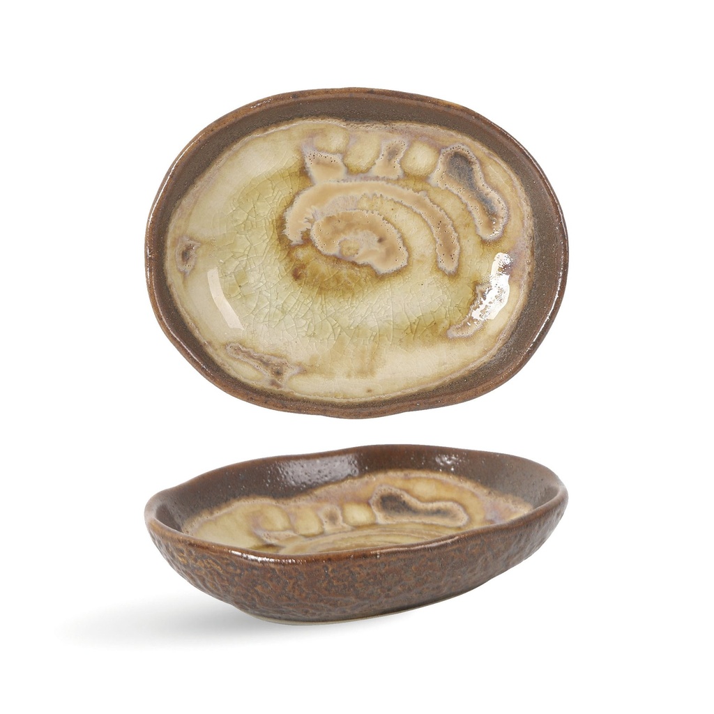#-96- SAUCE BOAT DARIYA 10x8x2cm