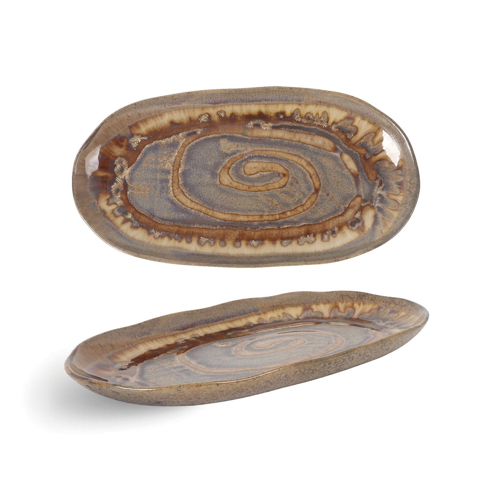 [P1505012] #-16- BANDEJA OVAL DARIYA 34x17.5x2.5cm