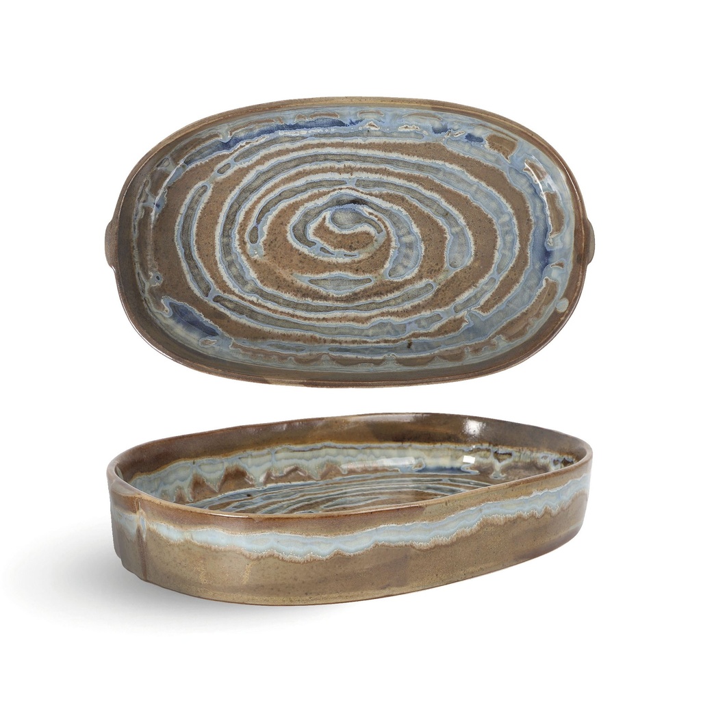 [P1505007] #-8- FUENTE OVAL DARIYA 31x18x4.5cm
