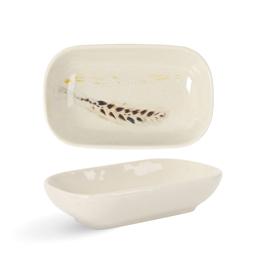 [P1505026] #-120- RECTANGULAR TRAY FORESTA 10.5x6.5