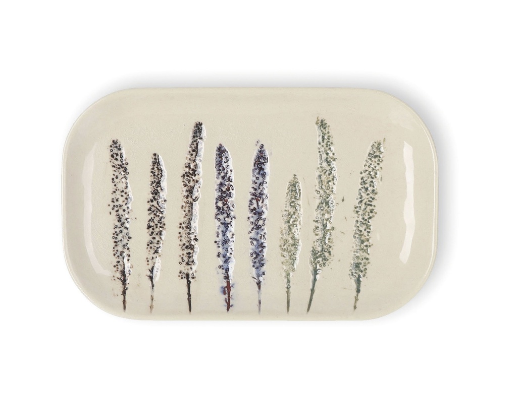 [P1505025] #-48- RECTANGULAR TRAY FORESTA 18.5x11.5