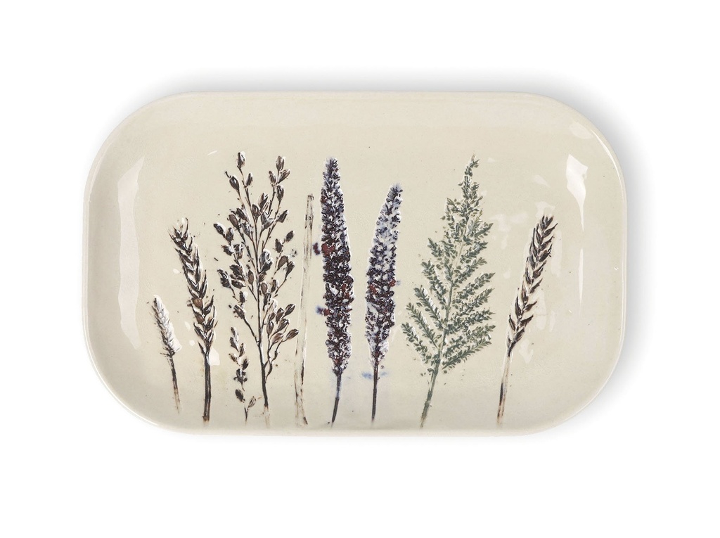 #-16- BANDEJA RECTAGULAR FORESTA 24.5x15x2.5cm