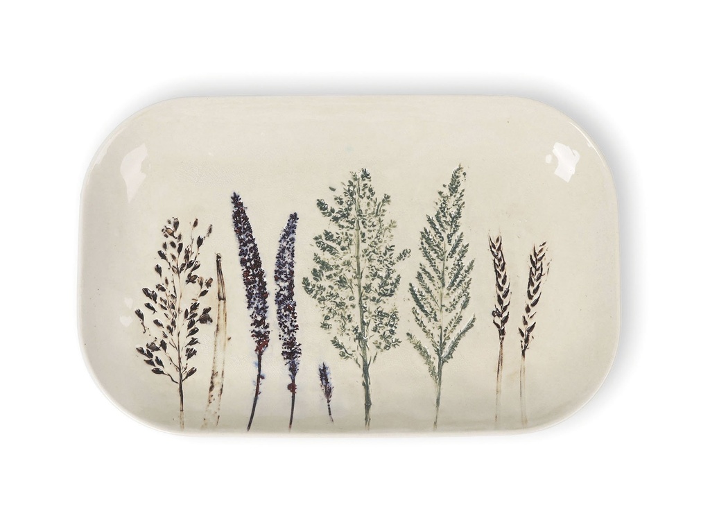 [P1505023] #-8- RECTANGULAR TRAY FORESTA 31.5x19.5x