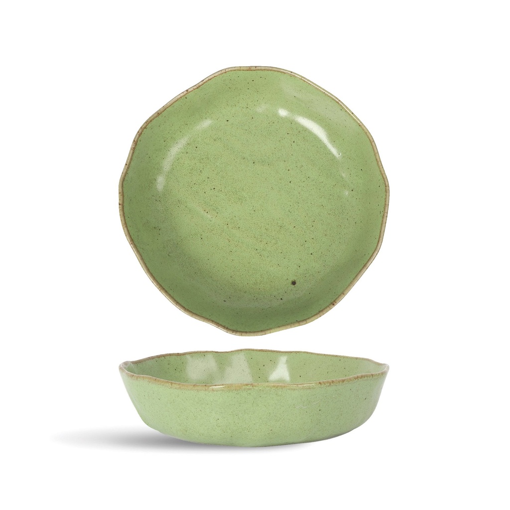 ENSALADERA VERDE LUNFARDO ø20x4.5cm