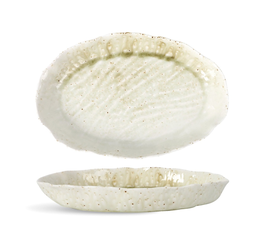 #-6- BANDEJA OVAL LUNFARDO 33x21.5x4cm