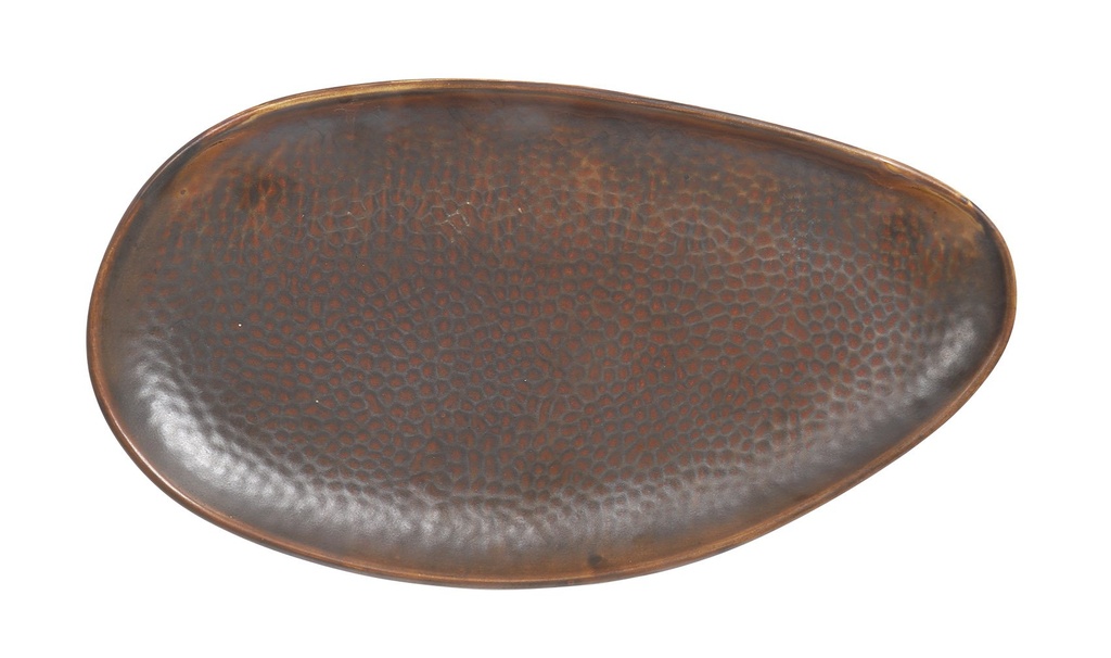[P1503040] #-12- BANDEJA OVAL FIERRO 38x21x3cm