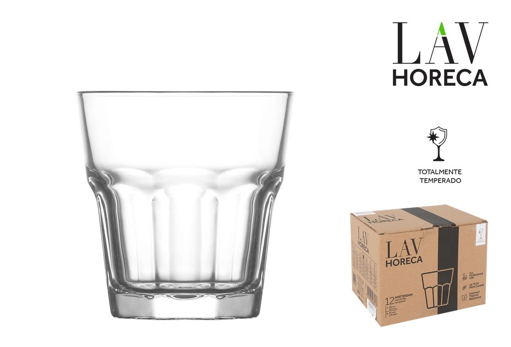[LH-AST231T] VASO TEMPERADO 30.5cl "AMSTERDAM"