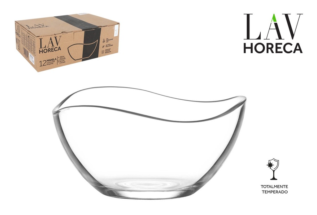 [LH-MAN214T] BOWL TEMPERADO 31cl/12x6cm "MANILA"