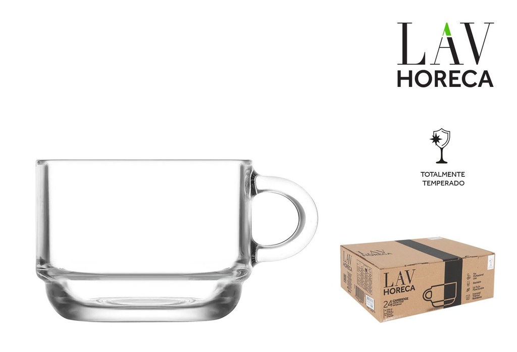 [LH-CMB427T] TAZA TEMPERADA 27cl APILABLE "CAMBRIDGE"