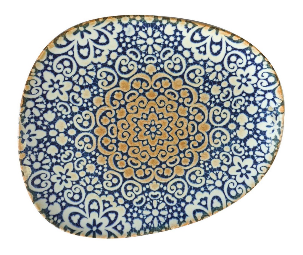 [B928263E] PLATO POSTRE TANGO ALHAMBRA 24x19.5cm