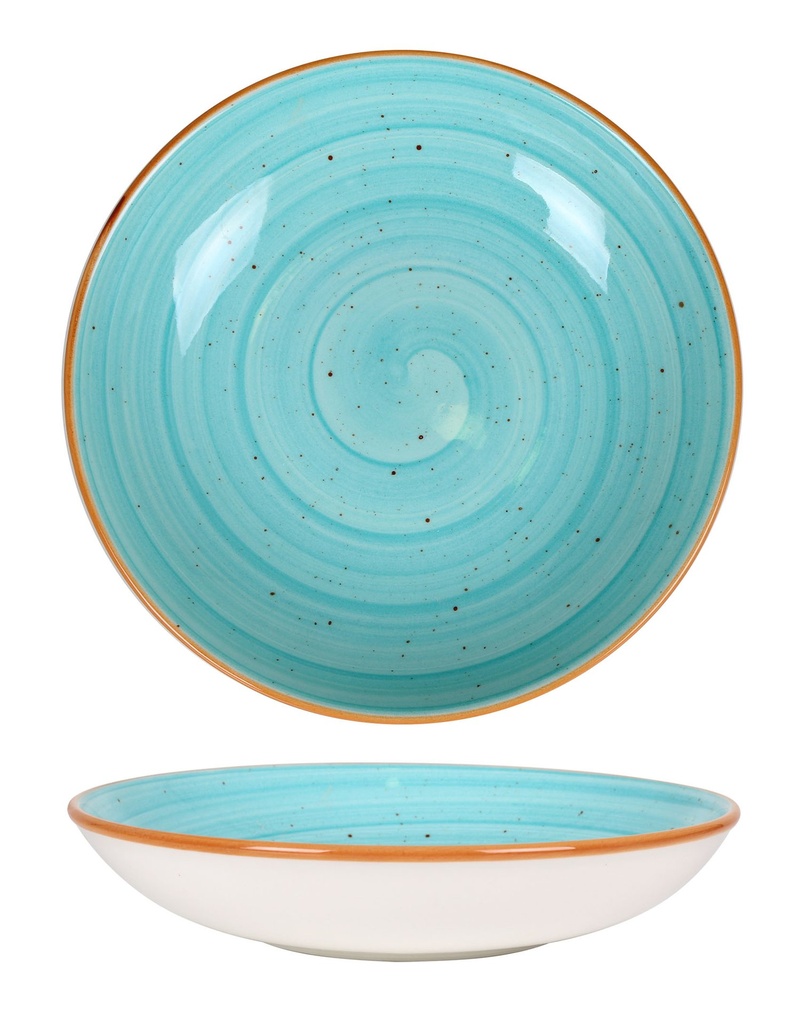 SOUP PLATE GOURMET  ø23x4m Aqua