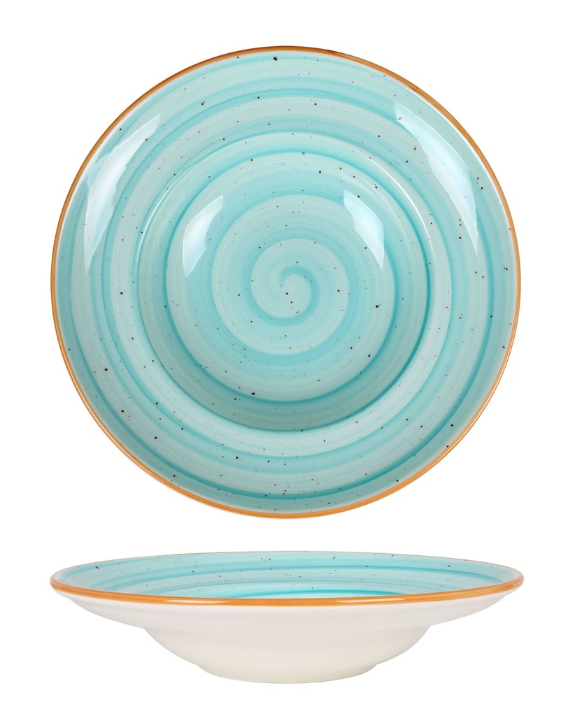 PLATO PASTA  ø 27CM AQUA  BLUE
