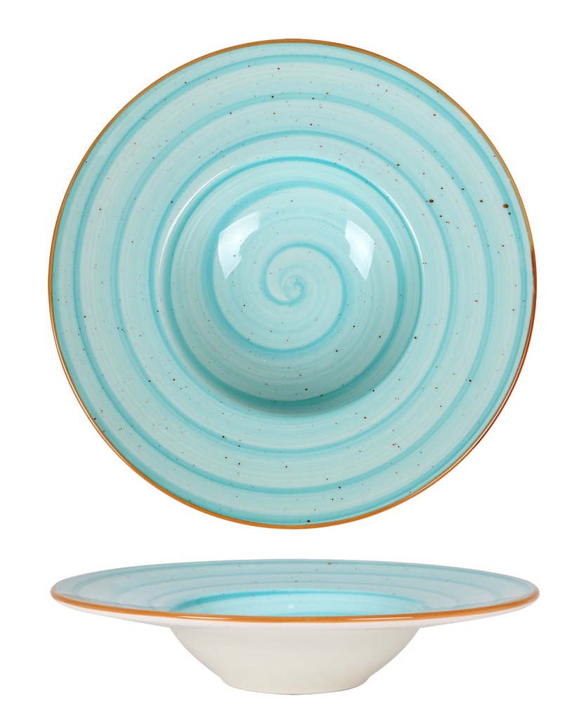 RISOTTO PLATE  ø28CM AQUA/BLUE