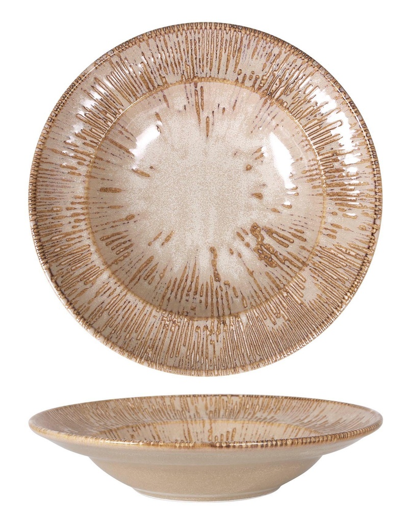 [B928253AE] PLATO PASTA BARROCO I ø24x5cm