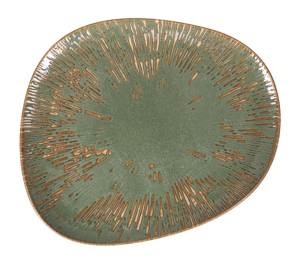 FLAT PLATE TANGO BARROCO II 33x27cm
